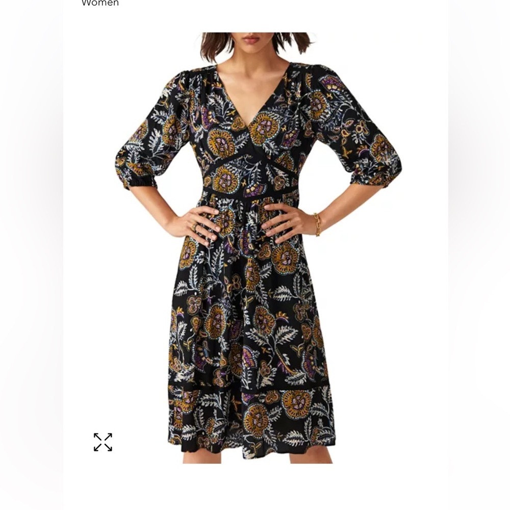NEW ba&sh Vienne Dress Black 1H22VIEN Size Small NWT